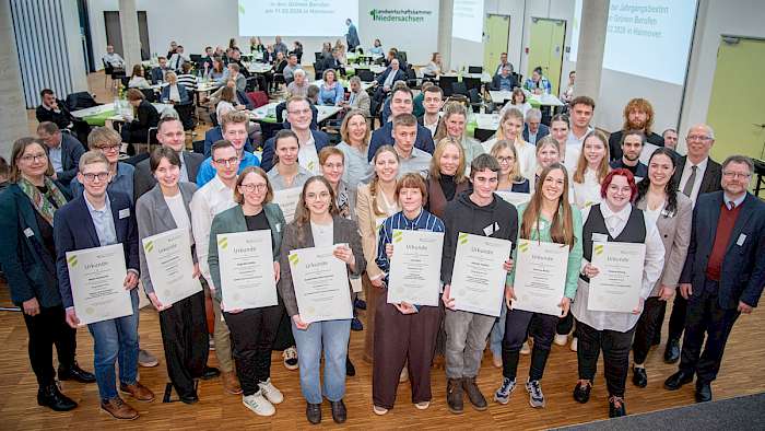 Gruppenfoto Ehrung Azubis