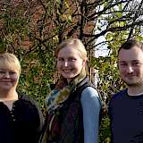 Die drei neuen Mitarbeiter des BLU (v.l.n.r.): Jennifer Nickel, Theres Hake, Lennart Behr (Foto: BLU)
