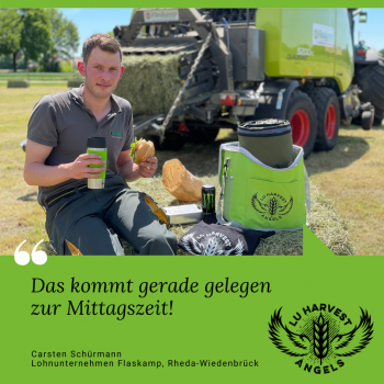 Carsten Schürmann vom Dienstleistungsbetrieb Flaskamp aus Rheda-Wiedenbrück