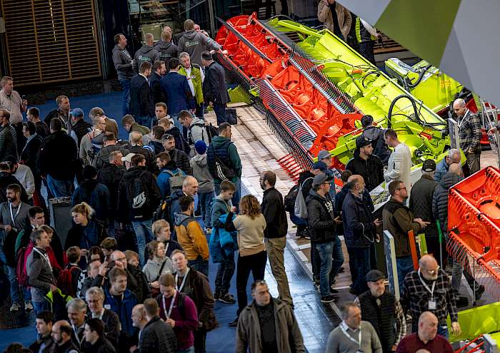 Agritechnica-Publikum von oben