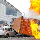 brennender Lkw